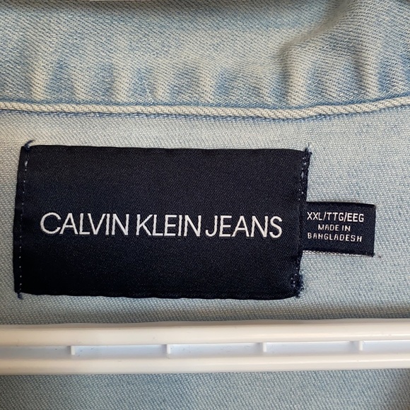 Calvin Klein Blue Jean Jacket - Picture 3 of 3